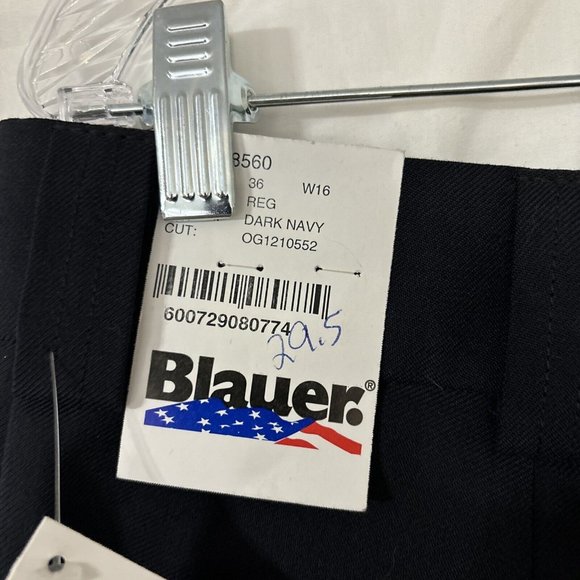 Blauer 8560 4-Pocket Rayon Blend Trousers 36x30 Regular Service Work Pant NWT - Picture 9 of 9